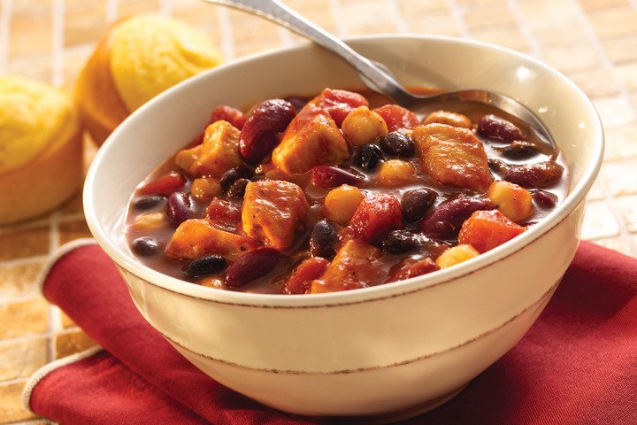 BBQ Chicken Triple Bean Chili