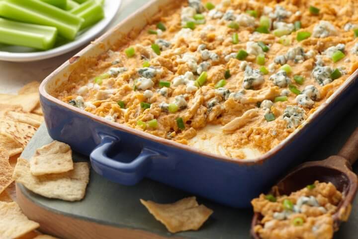 White Bean Buffalo Chicken Dip