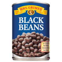 Can of black beans