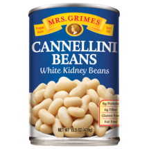 Can of white kidney beans