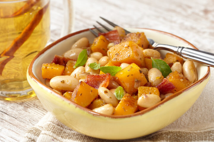 Italian Winter Squash and Beans