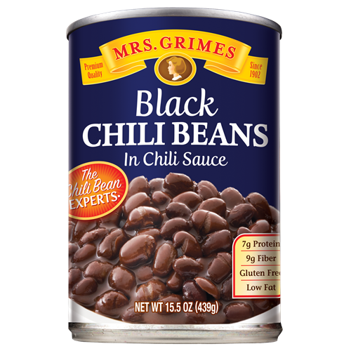 Mrs. Grimes® Black Chili Beans - Mrs. Grimes Beans