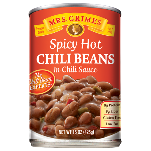 Mrs. Grimes® Spicy Hot Chili Beans - Mrs. Grimes Beans